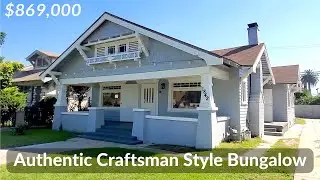 Touring Craftsman Style Bungalow in Los Angeles, CA 90062