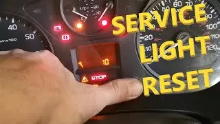 HOW TO: Berlingo Partner Service light RESET