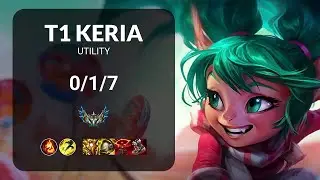 T1 Keria Poppy vs Alistar UTILITY - KR  Patch 13.16