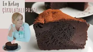 En Kolay Çikolatalı Pasta Kremasıyla Pişen Pasta