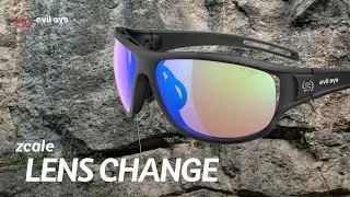 evil eye sports glasses zcale | lens change how-to