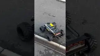 Новый MJX 10210 4s, скоростной заезд, снова 45 миль в час, очень холодный день. #mjx #new