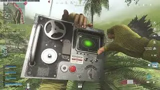 Controlling Godzilla and King Kong with Titan Strikes 🐵🐲 #Cod #Warzone #Caldera #Shorts