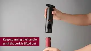 Wine Opener Set, Wine Air Pressure Pump Bottle Opener with Foil Cutter, Vacuum Stopper and Aerator