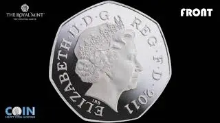 United Kingdom Olympics Shooting 50p Coin 2011