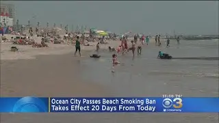 Beach Smoking Ban Passes In Ocean City, Will Take Effect In 20 Days