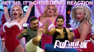 RuPaul - Hey Sis It's Christmas (ft Krystal Versace, Ella Vaday, Kitty ScottClaus) - BRAZIL REACTION