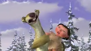 Sid and Kid Poke Fight Meme | Ice Age Meme