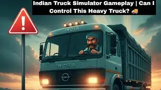 Indian Truck Simulator Gameplay | Can I Control This Heavy Truck? 🚚