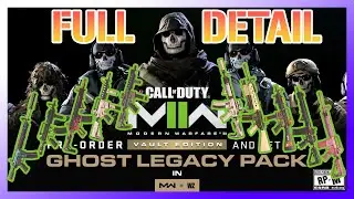 A few days to PC open beta, time to get back with the GHOST LEGACY PACK (Full Details)