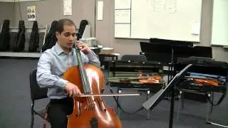 Cello - D Major Scale - SAUSD Intermediate Honor Orchestra