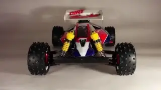RC racing car Tamiya dirt thrasher 4x4