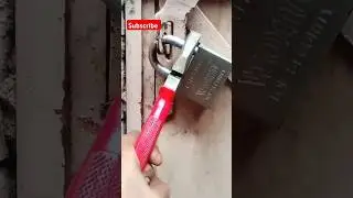 How To Break Lock With Hammer #lock #lockpicking #lockunlock #padlock #lifehacks