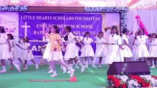 Class 4th Dance, #ChildLabour, Little Hearts School, Bailhongal, Annual Day
