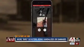 Bird scooters damaged, vandalized in Kansas City