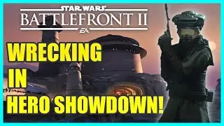 Star Wars Battlefront 2 - Hero Showdown 2v2 Gameplay! - Wrecking the Enemies!