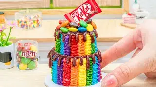 KITKAT Rainbow Cake 🌈 Rainbow Chocolate Drip Cake Decorating | Sweet Cakery Compilation