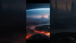Sci-Fi Settlement Concept Art Generation Time-lapse #12  #space #conceptart #digitalart