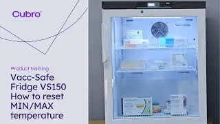 Vacc-Safe Fridges video - VS150 Easy MIN MAX Reset