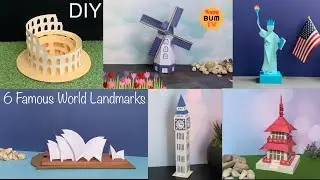 DIY PAPER LANDMARKS PART 2 I DIY PROJECTS I HOME DECOR IDEAS I DIY PAPER CRAFTS I DIY PAPER MODELS