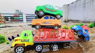 Truck mini trector drive Mudding jcb | auto rickshaw wala khilona toys