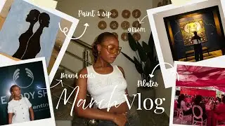 MARCH WAS EVENTFUL| Brand events, Content Creation, Q&A, Painting…