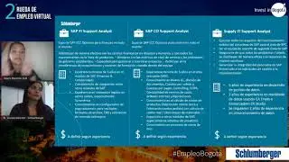 Presentación Schlumberger | Segunda Rueda de Empleo Virtual Invest in Bogota
