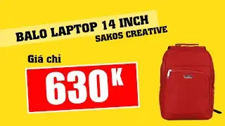 Balo đựng laptop 14 icnh, Balo Sakos,  balo laptop chống nước, balo đựng laptop sakos | CAPTOT.VN