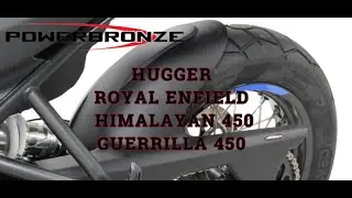 POWERBRONZE CUSTOM HUGGER FOR ROYAL ENFIELD HIMALAYAN 452 & GUERRILLA 450