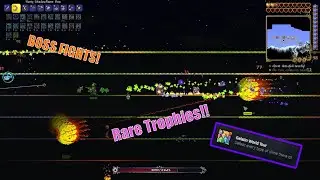 Checking off 'chieves and attempting an ocular offense! - Terraria