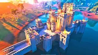 LEGO Fortnite BUILDS: How to Build a Castle for FREE! (No Paid Sets!)