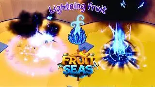 THIS LIGHTNING FRUIT IS INSANE! *SHOWCASE* In Fruit Seas | ROBLOX | DEMON PIECE | FRUIT SEAS