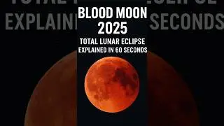 Blood Moon 2025 🌕🔥 | Total Lunar Eclipse Explained in 30 Seconds