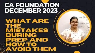 Mistakes to be avoided in CA Foundation Maths😱,Dec.2023|how to overcome these mistakes|