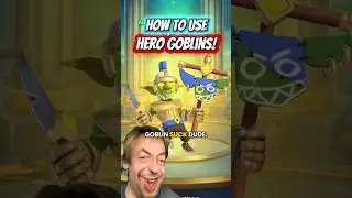 How to Use the NEW Hero Goblins! #clashroyale #clashroyaleshorts #supercell