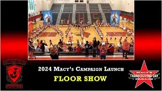 FLOOR SHOW - 2024 Macy's Campaign Launch | Jonesboro MMC | High School Marching Band