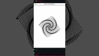 Best Design Using 10 lines in Python Turtle | #shorts #design # programming | Sandeep Makwana