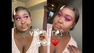 Valentine&rsquo;s Day makeup look |Dark skin|