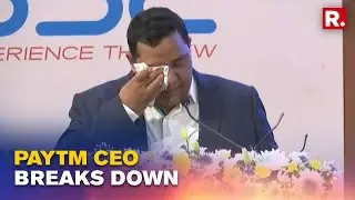 WATCH: Paytm CEO In Tears While Speaking At BSE On Company's Listing Ceremony