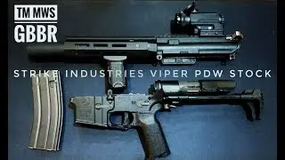 Strike Industries Viper PDW installation for TM MWS GBB