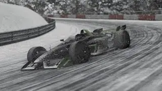 DRIVING AN F1 CAR IN THE SNOW AT THE NORDSCHLEIFE ❄ | Merry Christmas everyone.🎄
