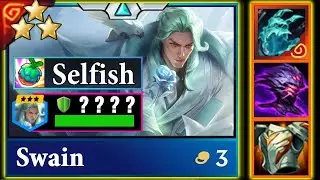 How Did I WIN THIS?! | Selfish 3⭐ Swain Comeback with 7 Crystal Gambit | TFT 15 Gameplay