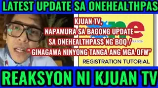 KJUAN TV, NAPAMURA SA BAGONG UPDATE SA ONEHEALTHPASS NG BOQ / 