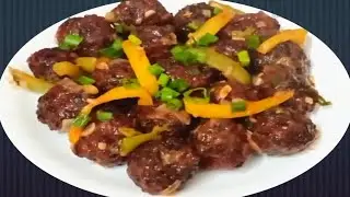 Cabbage and beetroot Manchuria || veg Manchurian