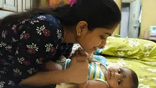 Mahira&hearts;️morning routine🥰 | 5 months old baby everyday routine🤩 | Kavya Vlogs❣️🥳🎉
