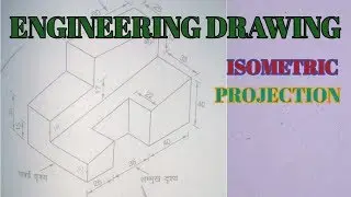 how to draw isometric views   | draw isometric projection | by iti ed hindi