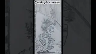 easy Bangladeshi village drawing.#shorts,#village #viral,#yt,#art,#short,#drawing,#draw,#ytshorts,