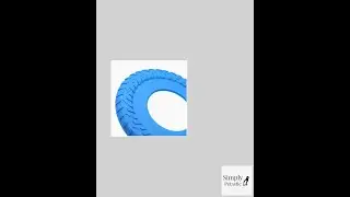 Dog Rubber Tire Flyer Dog Frisbee Toy