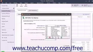 Sage 50 2018 Tutorial The Sales Tax Wizard Sage Training