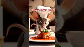 A Mouse Cooked the Perfect Dish  In One Minute! #animatedshort #mousechef #cookinganimation #cartoon